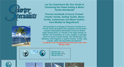 Desktop Screenshot of charterspecialists.com